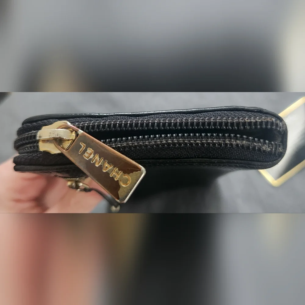 Chanel Cavier Timeless CC Zip-Around Long Wallet - Picture 10 of 11